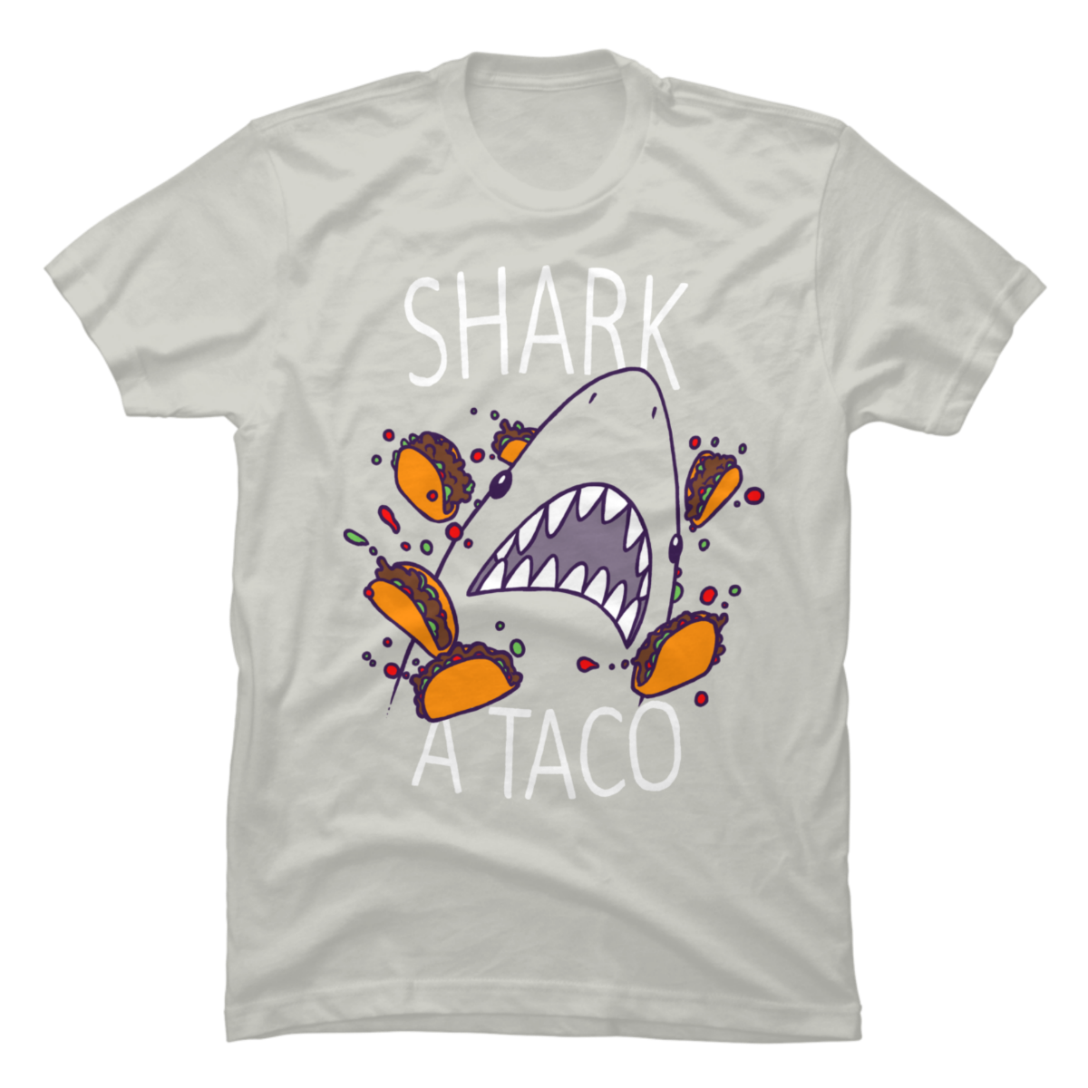 shark taco shirt